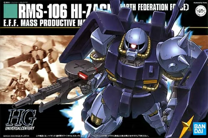 Nendo Addicts - Bandai - Mobile Suit Hguc Rms-106 Hi-zack Earth Federation Force Hg