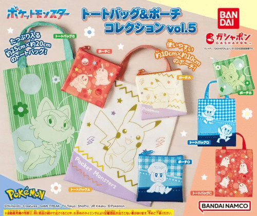 Nendo Addicts - Bandai - Pokemon Sv Totebag And Pouch Gashapon