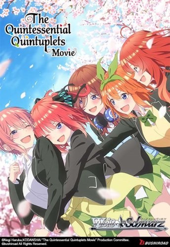 Nendo Addicts - Bushiroad - Weiss Schwarz Quintessential Quintuplets Movie Booster Pack