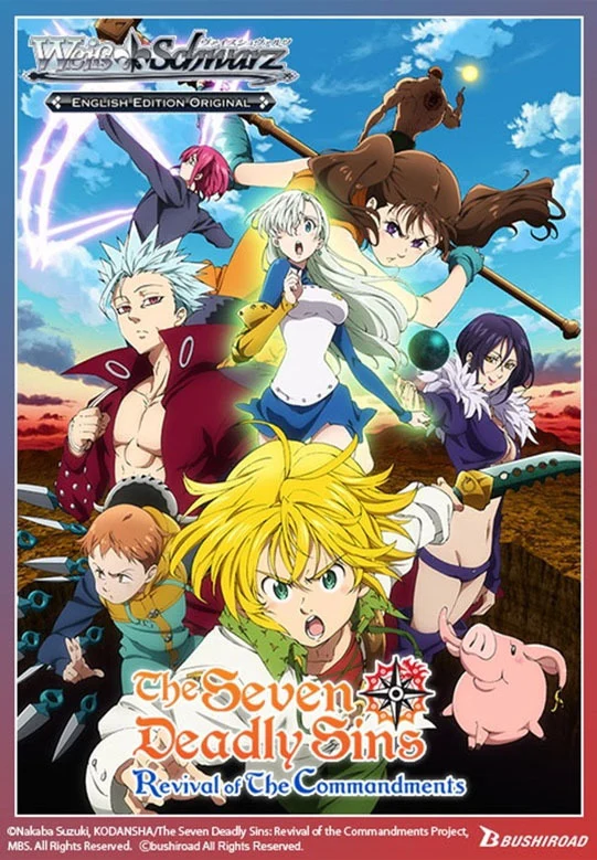 Nendo Addicts - Bushiroad - Weiss Schwarz - Seven Deadly Sins Revival Of The Commandments English Booster Pack