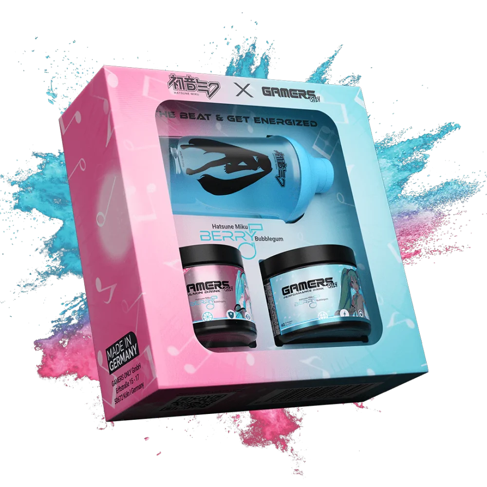 Nendo Addicts - Gamersonly - Vocaloid Hatsune Miku Performance And Vitamin Drink Bundle 1