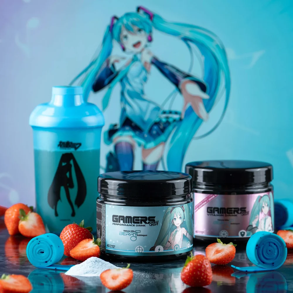 Nendo Addicts - Gamersonly - Vocaloid Hatsune Miku Performance And Vitamin Drink Bundle