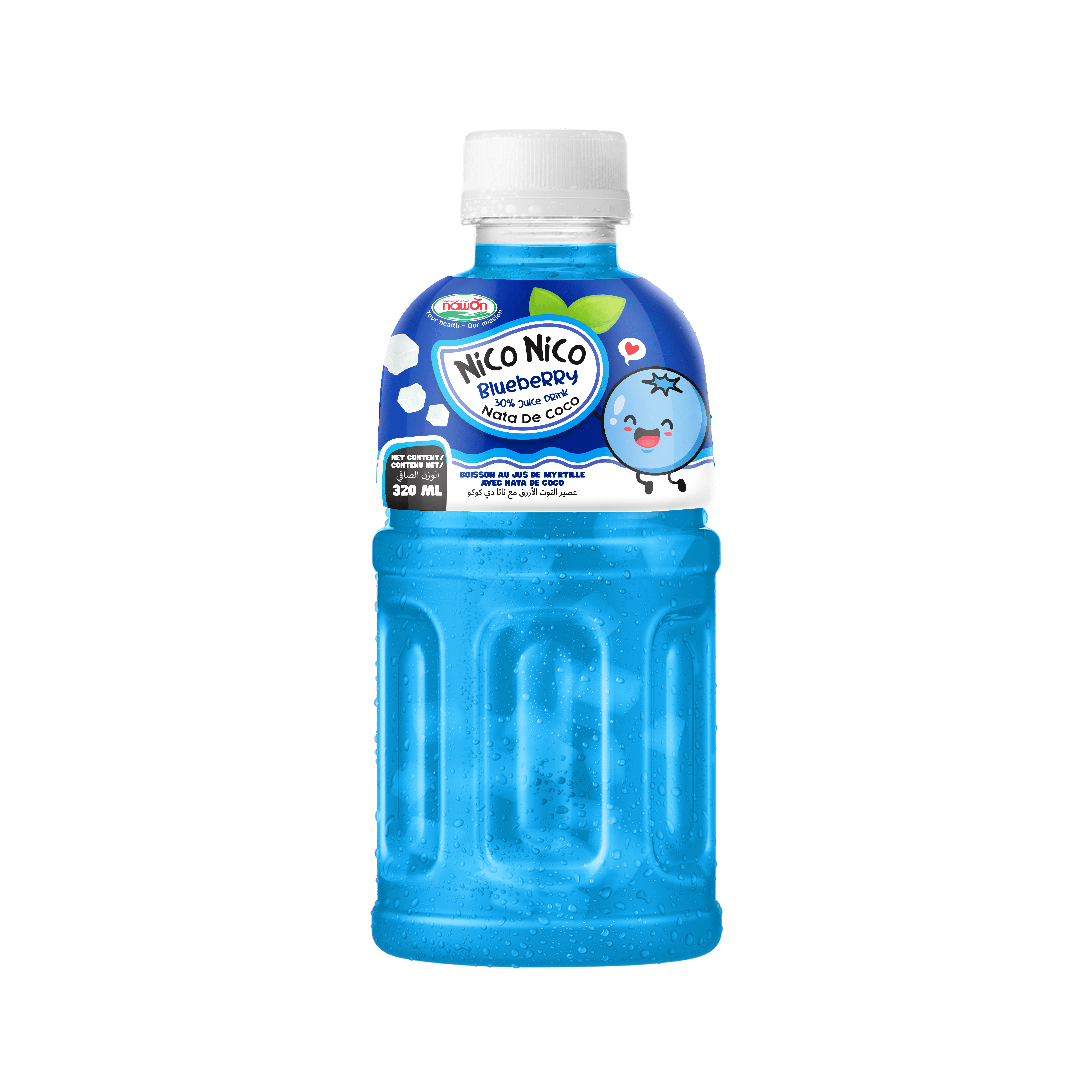 Nendo Addicts - Nico Nico Blueberry Flavoured Drink With Nata De Coco