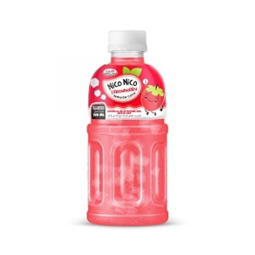 Nendo Addicts - Nico Nico Strawberry Flavoured Drink With Nata De Coco