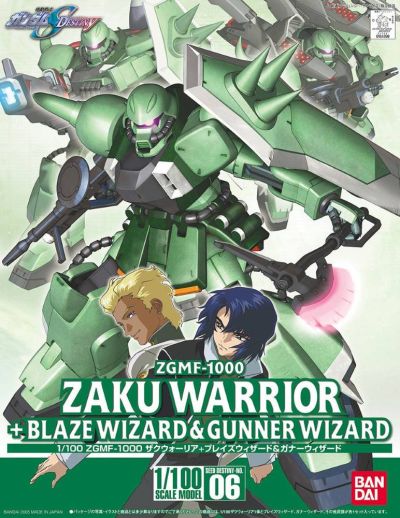 Nendo Addicts - Bandai - Gundam Seed Destiny Zaku Warrior Blaze Wizard And Gunner Wizard Mg
