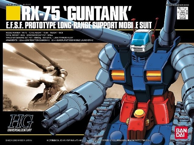 Nendo Addicts - Bandai - Mobile Suit Gundam Guntank Rx-75 Hg
