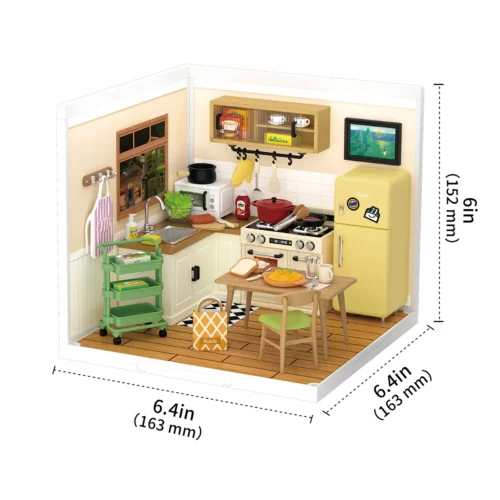 Nendo Addicts - Robotime - Rolife Super Creator Miniature Scene Happy Meals Kitchen