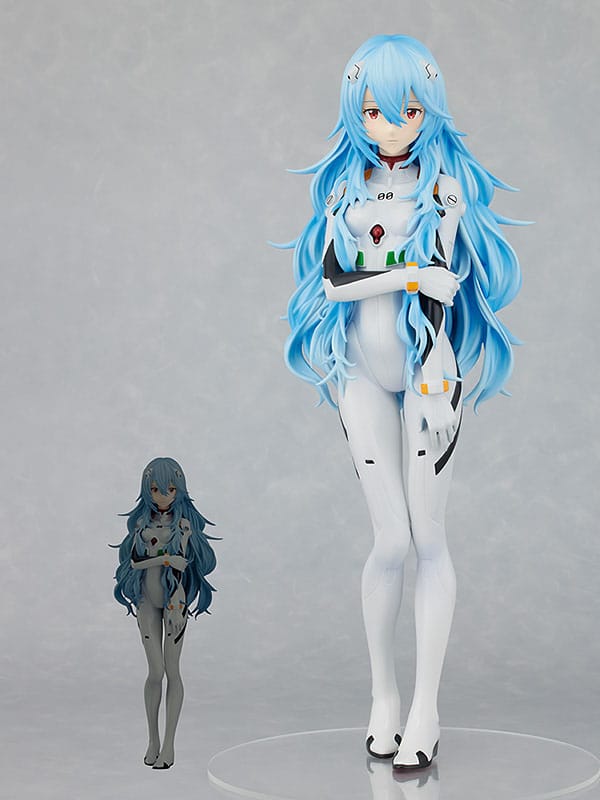 Nendo Addicts - Pop Up Parade - Rebuild Of Evangelion Rei Ayanami Long Hair Version Xl Version 1
