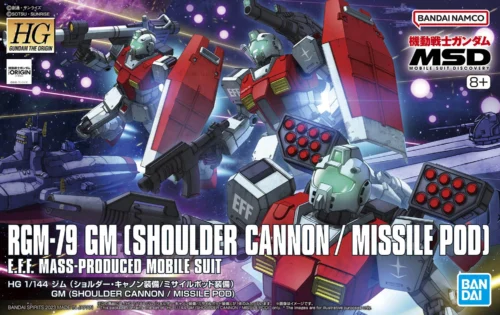 Nendo Addicts - Bandai - Mobile Suit Discovery Rgm-79 Gm Shoulder Cannon Missile Pod Hg