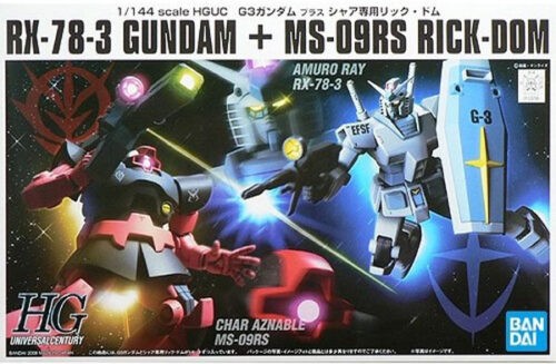 Nendo Addicts - Bandai - Mobile Suit Gundam Rx-78-3 Vs Char's Rick Dom Set