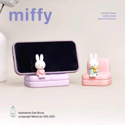 Nendo Addicts - Choco Teddy - Miffy Rabbit Sofa Phone Stand Blind Box 1