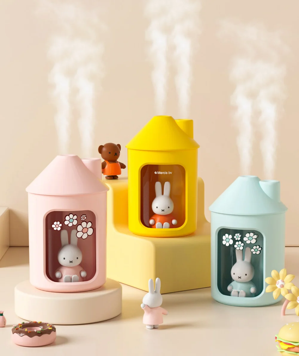 Nendo Addicts - Mipow - Miffy Double Spray Cool Mist Humidifier Pink Version 1