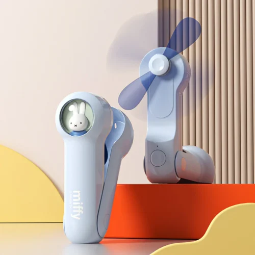 Nendo Addicts - Mipow - Miffy Handheld Small Fan Light Blue Version