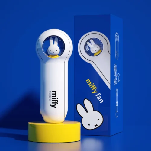 Nendo Addicts - Mipow - Miffy Handheld Small Fan White And Blue