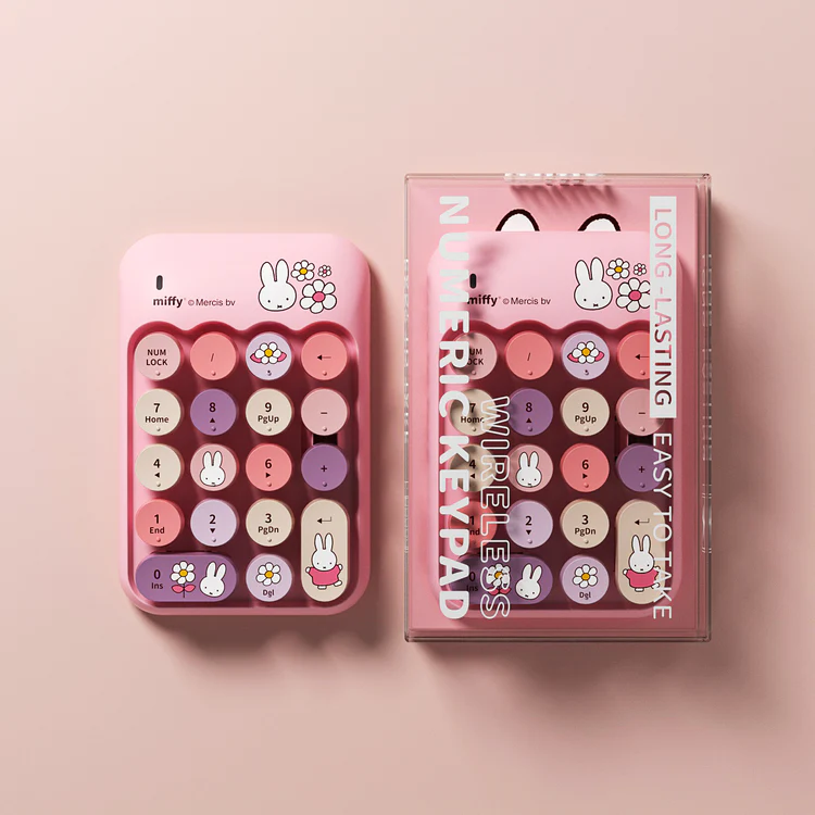 Nendo Addicts - Mipow - Miffy Numeric Keyboard Wireless Pink Version