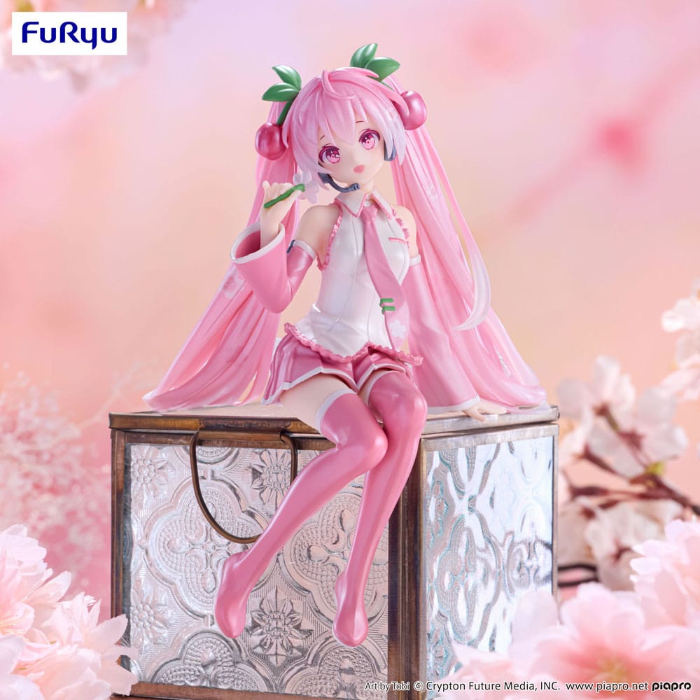 Nendo Addicts - Furyu - Vocaloid Hatsune Miku Sakura Miku Pearl 2024 Version Noodle Stopper