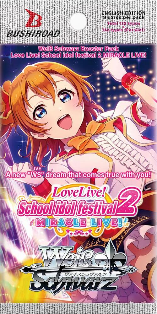 Nendo Addicts - Bushiroad - Weiss Schwarz Love Live School Idol Festival 2 Booster Pack