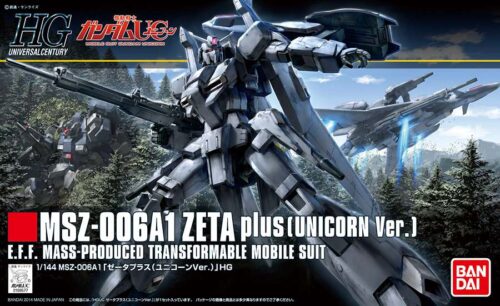 Nendo Addicts - Bandai - Mobile Suit Gundam Msz-006a1 Zeta Plus Unicorn Version Hg