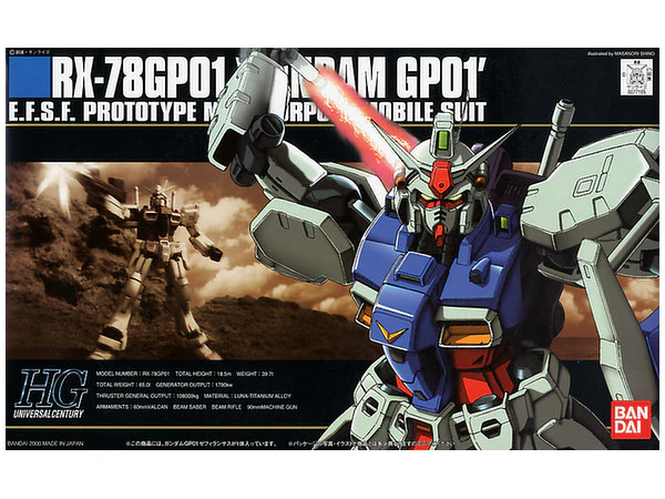 Nendo Addicts - Bandai - Mobile Suit Gundam Rx-78 Gp01 Zephyranthes Hg