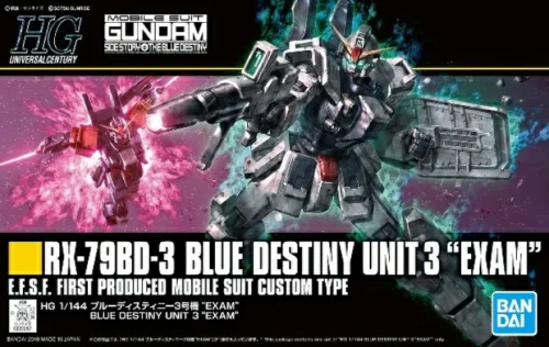 Nendo Addicts - Bandai - Mobile Suit Gundam Rx-79bd-3 Blue Destiny Unit 3 Hg
