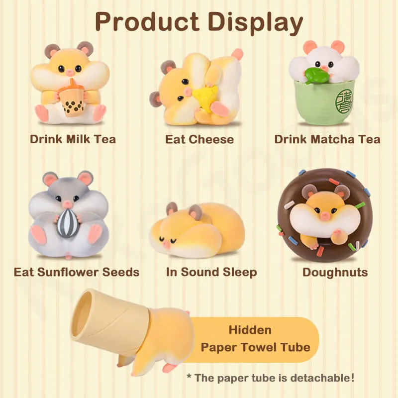 Nendo Addicts - Ribose - Flocking Hamster Daily Life Blind Box