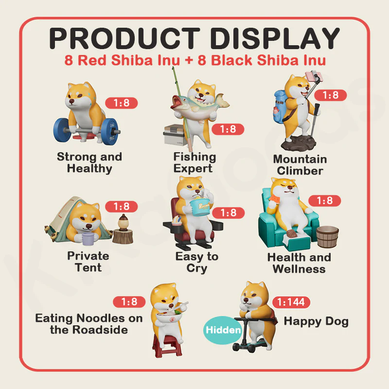 Nendo Addicts - Tianwenkadokawa - Kuraya Shiba Tourshiba 2 Blind Box