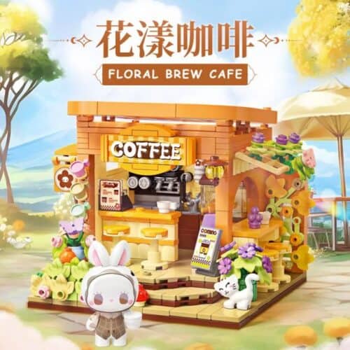 Nendo Addicts - Toptoy - Lucky Emma Coffee Shop Building Blocks