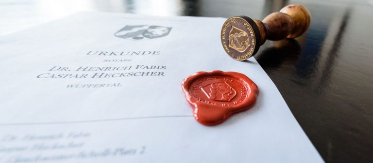 Neuigkeiten Notare Fabis Heckscher Wuppertal