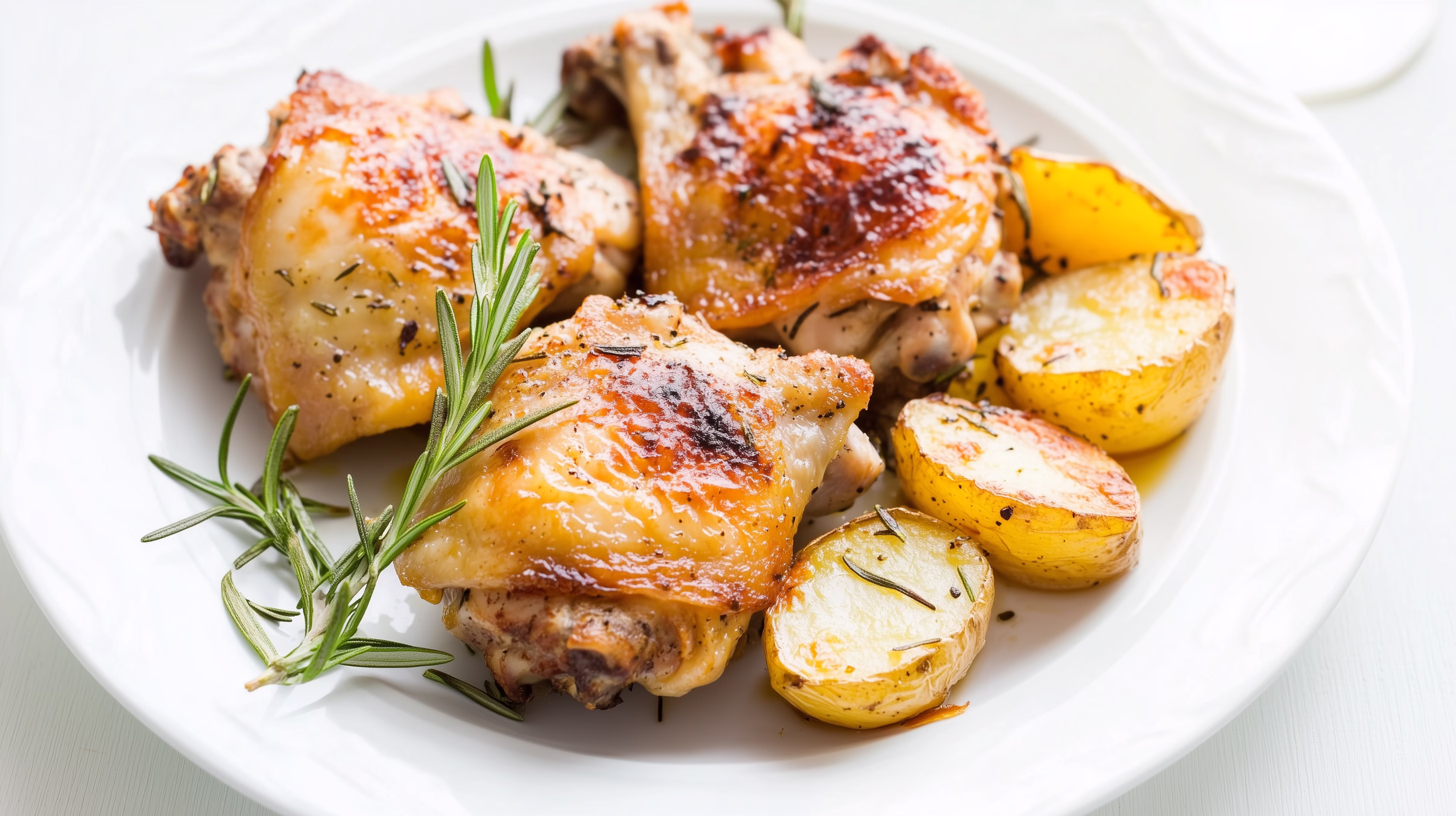 Oven-Baked Chicken Thighs