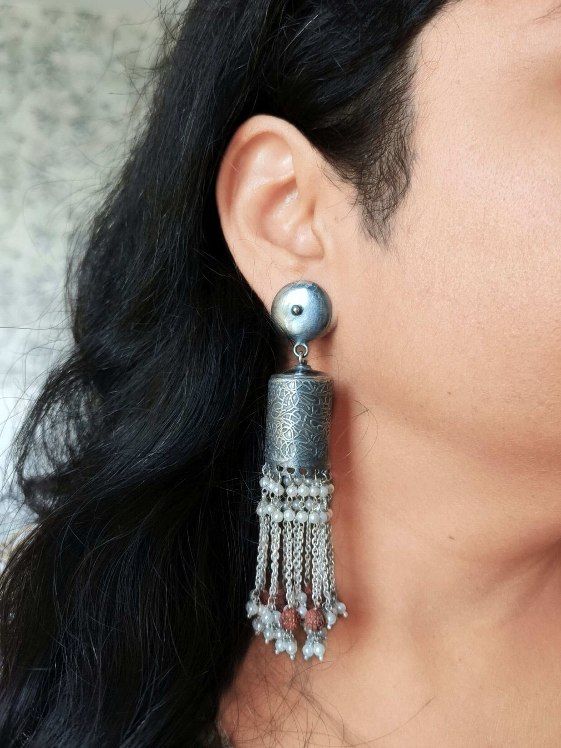 Rudraksh Jhumka