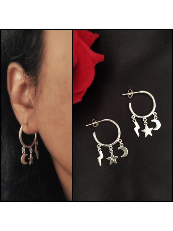 Chand Sitara Bali Earrings - Image 7