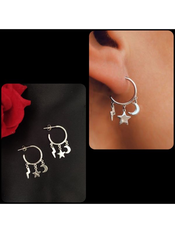 Chand Sitara Bali Earrings - Image 5