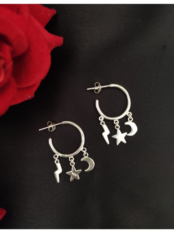 Chand Sitara Bali Earrings