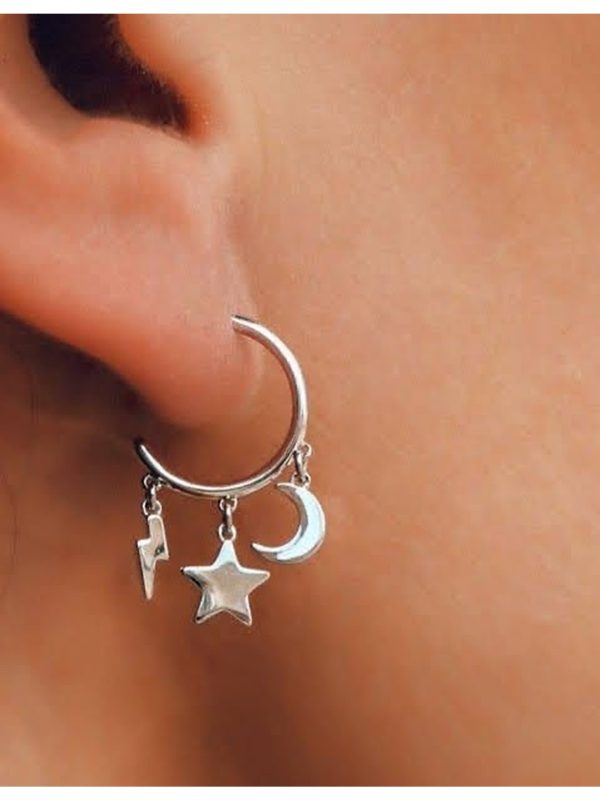 Chand Sitara Bali Earrings - Image 2