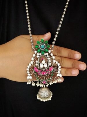 Kundan Jhumka Necklace