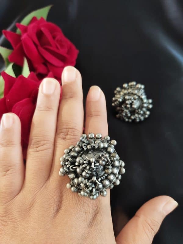 Signature Vintage Ghungroo Ring - Image 7