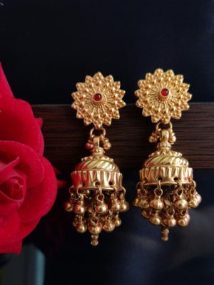 (On PRE-ORDER) Signature Jhumka – Gold Plated