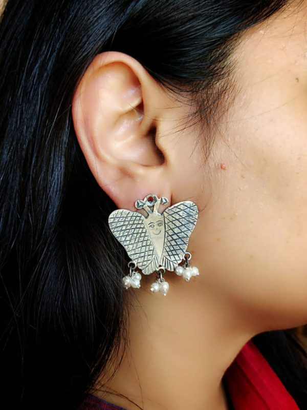 Oversized Butterfly Studs - Image 2