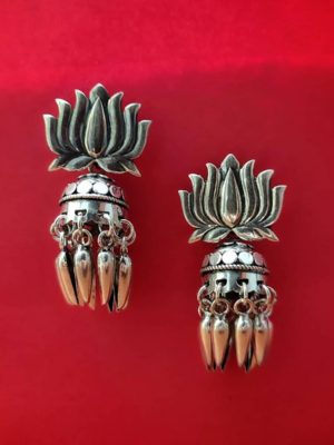 Lotus Jhumka