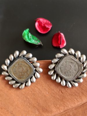 Original 5-Paisa Coin Studs
