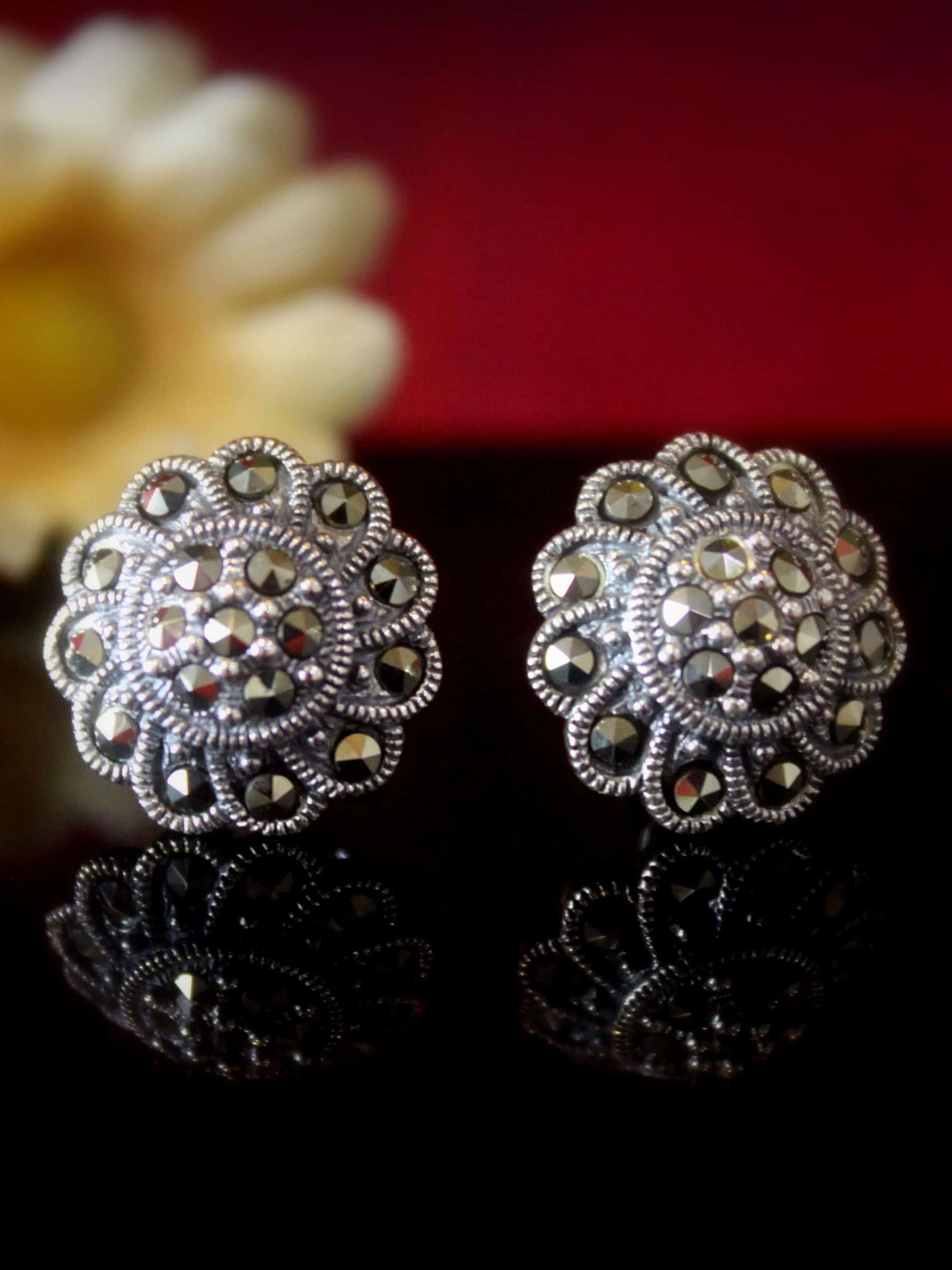 Swiss Marcasite Studs