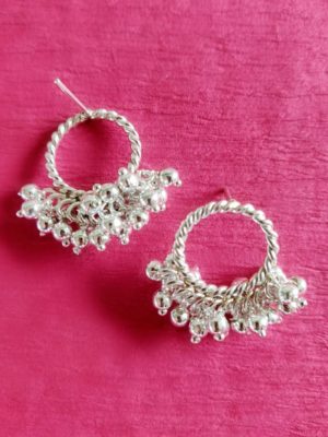 Geometric Ghungroo Earrings