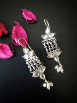 Evergreen Kundan Danglers