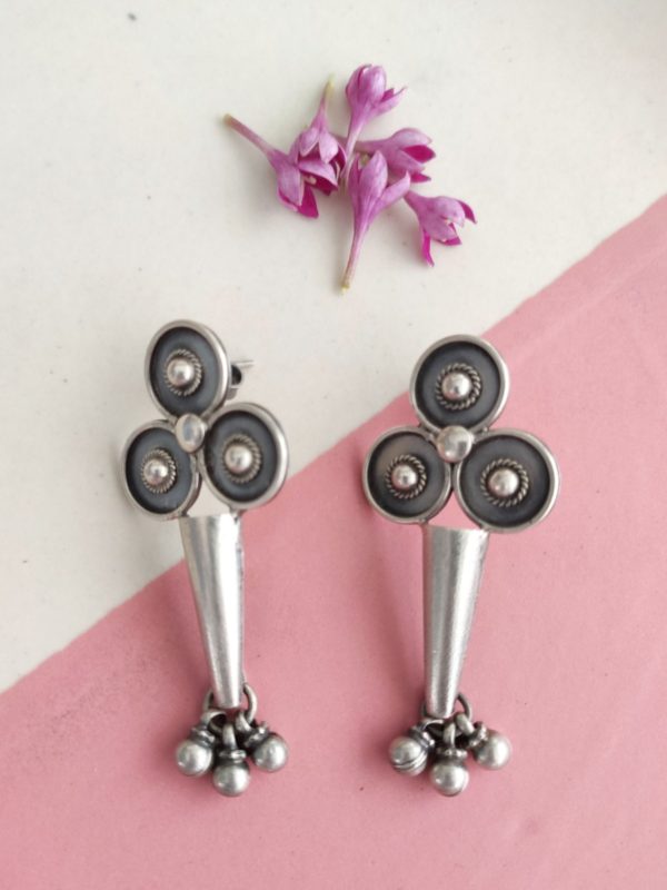 Silver Danglers - Image 2
