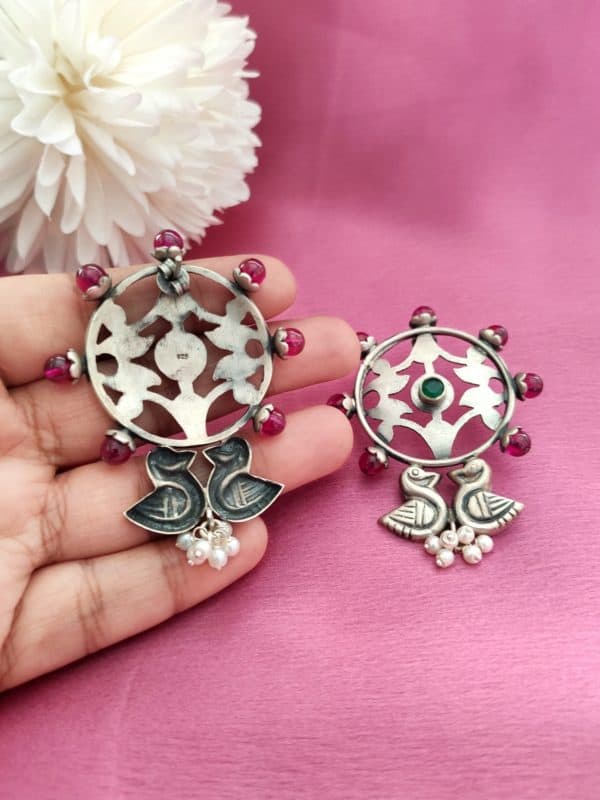 Oversized Dove Studs - Image 2