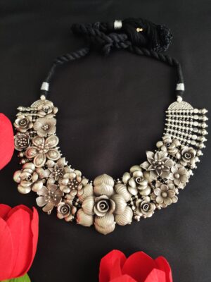 Statement Rose Necklace