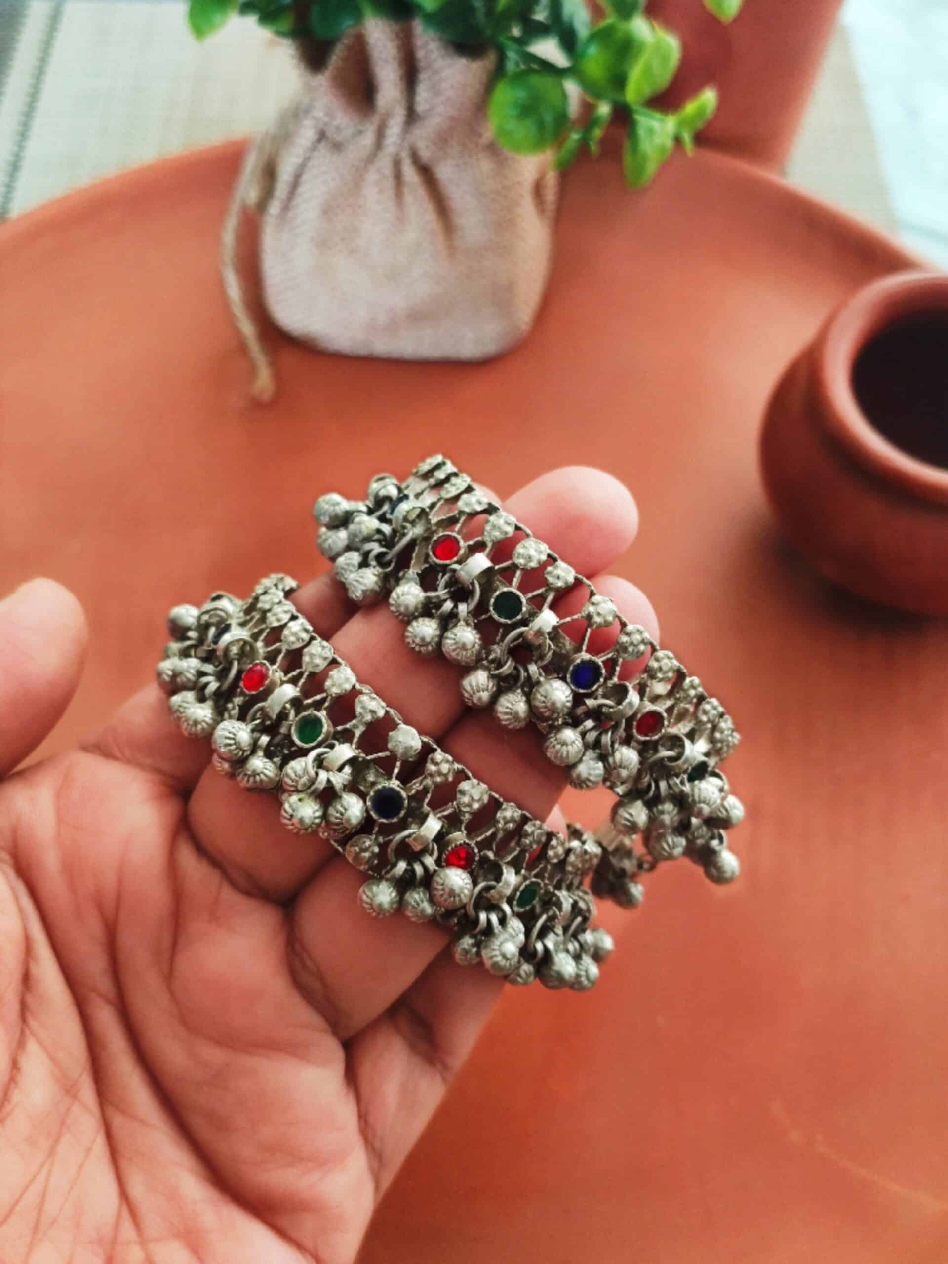 Vintage Ghungroo Bangles 2.2/2.4 (Openable) - Image 6