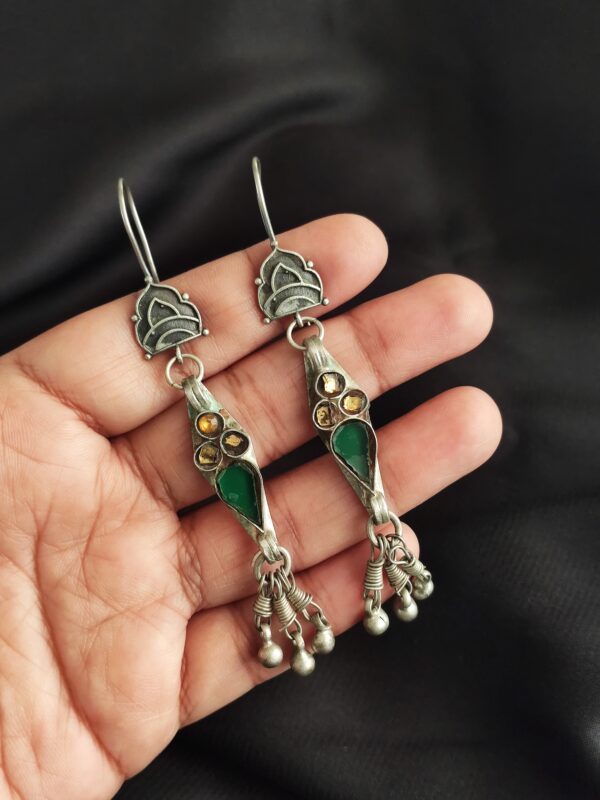 Vintage Tribal Earrings - 4 - Image 3