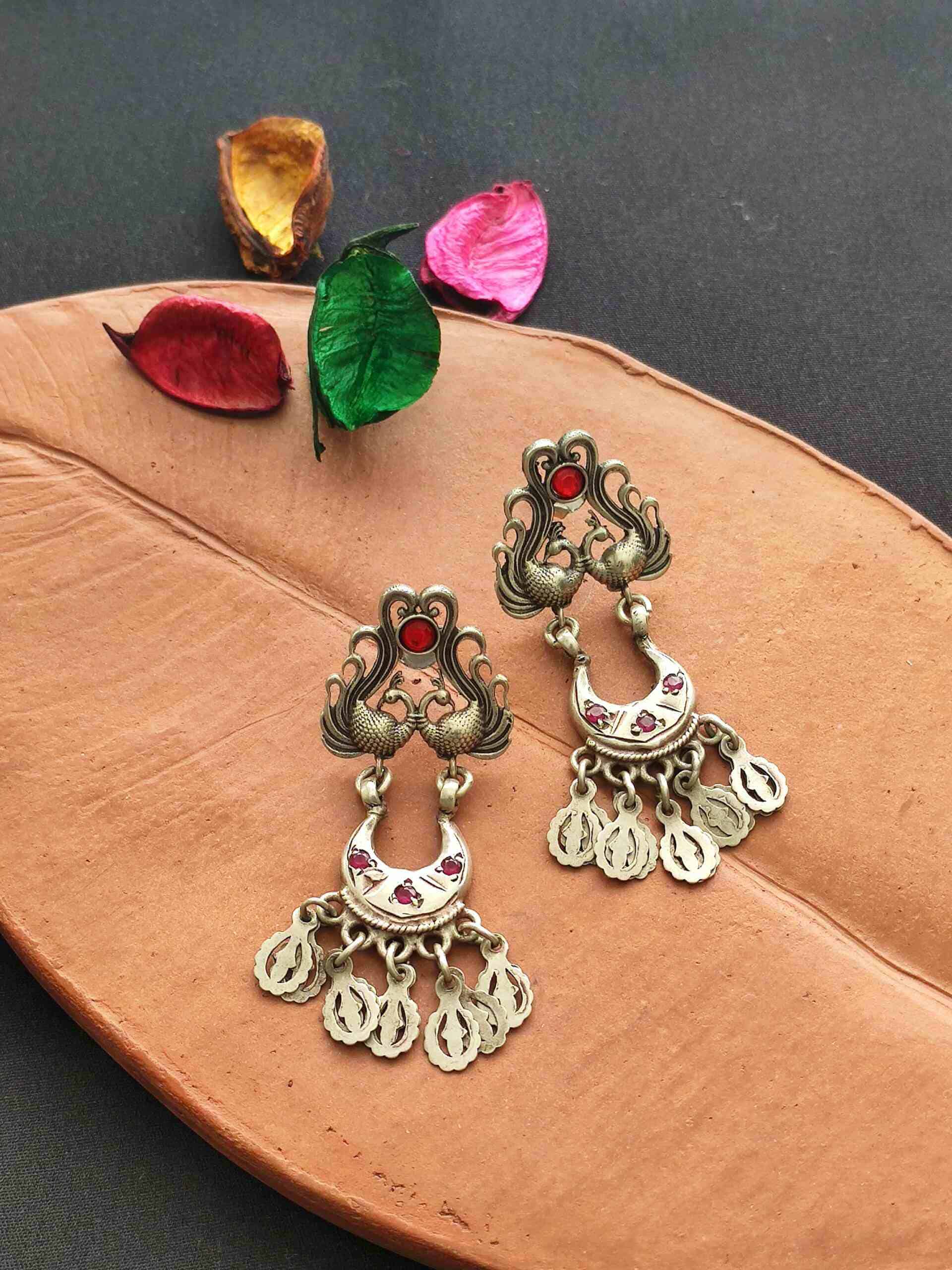 Banjara Earrings with vintage drops :)