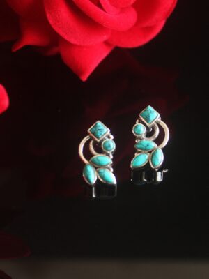 Everyday Vel Studs-Turquoise